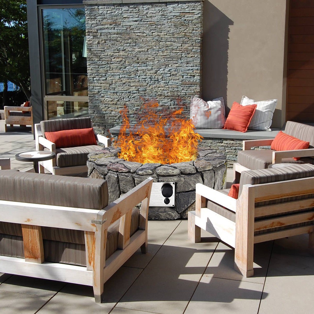 Aldi Propane Fire Pit Photos